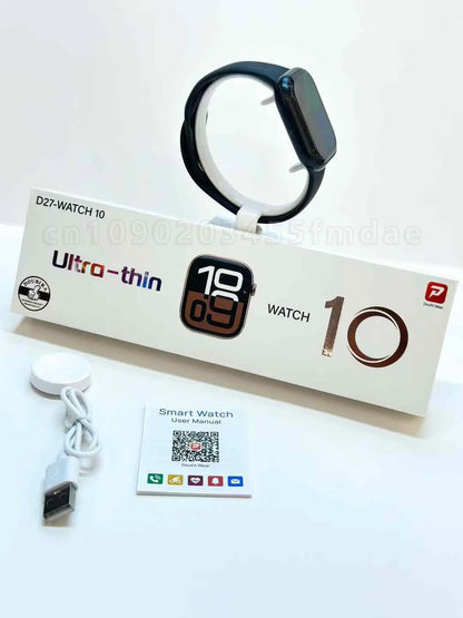 New Watch10 Series GPS Smart Watch Men Always On Display Heart Rate Body Temperature BT Call Women Waterproof Series Smartwatchs