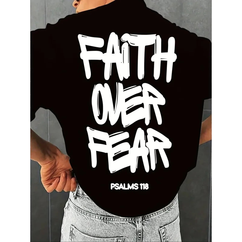 Men's Lightweight Letter Print T-Shirt | Summer Casual