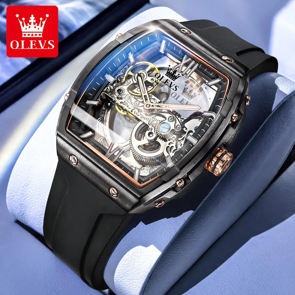 OLEVS Automatic Watch – Luxury Hollow Mechanical Watch