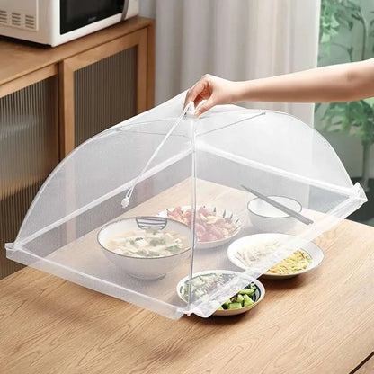 Mesh Food Cover Folding Washable - Insect Proof Dish Cover