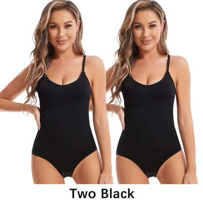 Drop Shipping Damen Sexy Shapewear Nahtlos Schlankmachender Po-Former Shaper Glättender Bodysuit Offener Schritt Hochelastische Bodysuits