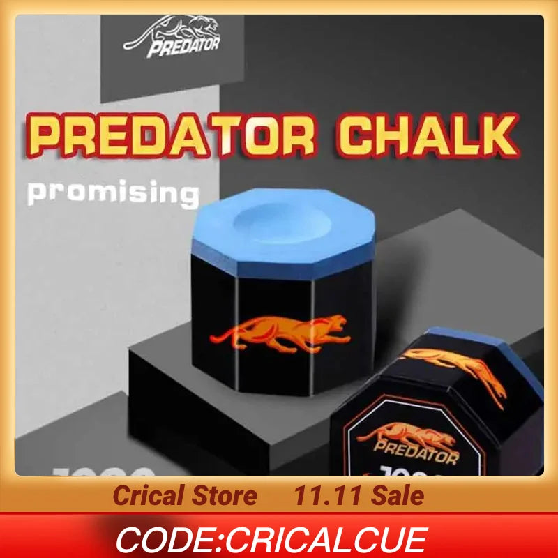 Predator 1080 Pure Billiard Chalk 5pcs – Pro Carom Pool