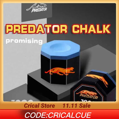 Predator 1080 Pure Billiard Chalk 5pcs – Pro Carom Pool