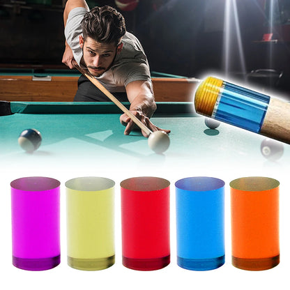 Compact Structure Snooker Cue Accessory Billiard Cue Ferrule Replacement Pool Cue Ferrule Replacement Kit Transparent for Pool