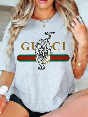 Women's Casual Versatile Short Sleeve T-Shirt Heavy