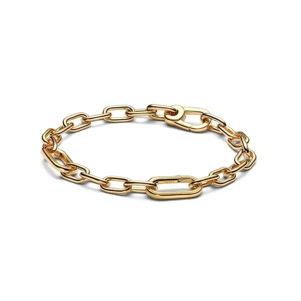 2025 New 925 Sterling Silver Classic Fashion Pearl Link Bracelet Splicing Chain High Jewelry Accessory for Mother's Day