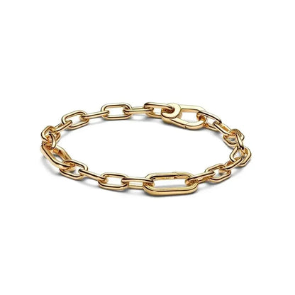 2025 New 925 Sterling Silver Classic Fashion Pearl Link Bracelet Splicing Chain High Jewelry Accessory for Mother's Day