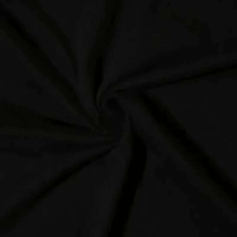 Close-up of black fabric with a visible texture