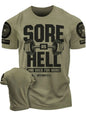 Summer new Adrenaline Power Workoout gym men's breathable round neck T-shirt high-quality letter printed casual top