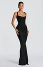 Women's Off-Shoulder Sling Dress – Slim Evening Gown
