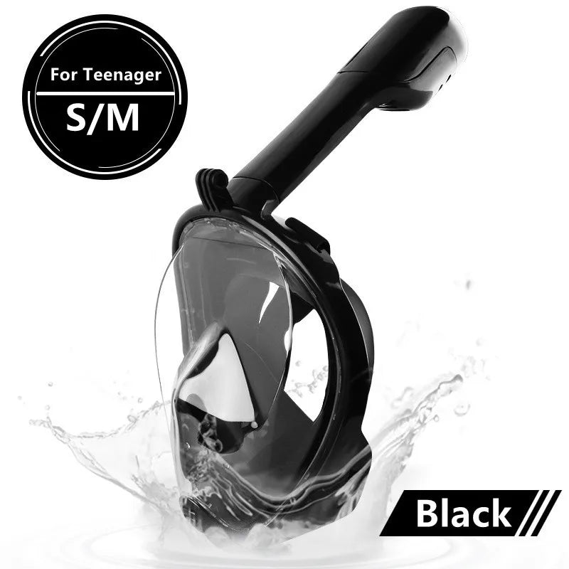 Full Face Diving Snorkel Mask – Anti-Fog Adults & Kids