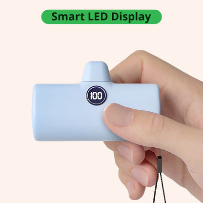 Liboer Schnelllade Powerbank LED-Anzeige Externe Mobile Batterie für iPhone Samsung Xiaomi OPPO Kompakte Powerbank