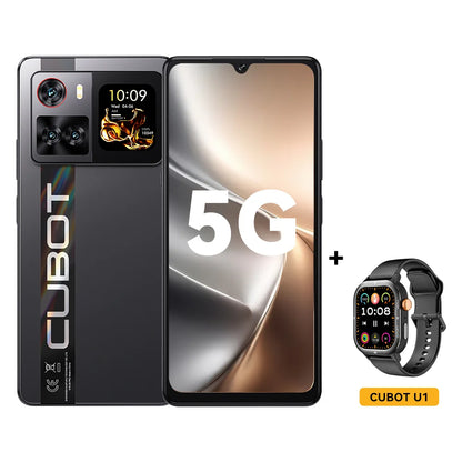 Smartphone 5G Cubot X100, Android 15, Dimensity 7025, 6nm, 2.5GHz, 6,88-Zoll-Bildschirm, 16GB (8+8), 256GB, 64MP Kamera, 5100mAh Akku