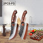 Professional Kitchen Forged Knife BBQ Cooking Chef Knives Wooden Handle Meat Cleaver Fruit Cutter Boning Knife Kitchen Supplies