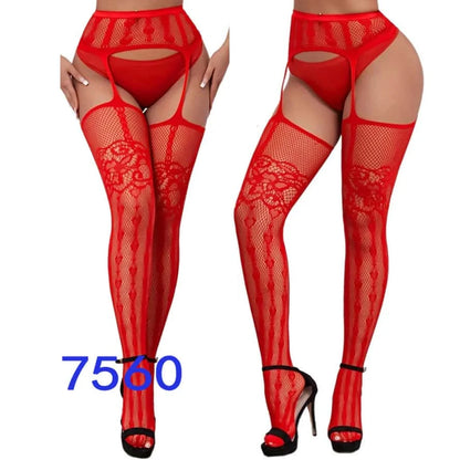 Plus Size Silk Fishnet Over Knee Socks 3XXL