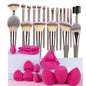 Professionelles 3-20-teiliges Make-up-Pinsel-Set, weiche, flauschige Foundation-Lidschatten-Concealer-Verblendpinsel, Rougepinsel Kabuki Damen Beauty Tool