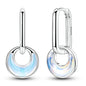 925 Sterling Silver Hoops Earrings Hypoallergenic Hoops Earrings With Zirconia Fashion High Quality Jewelry for Women Girls