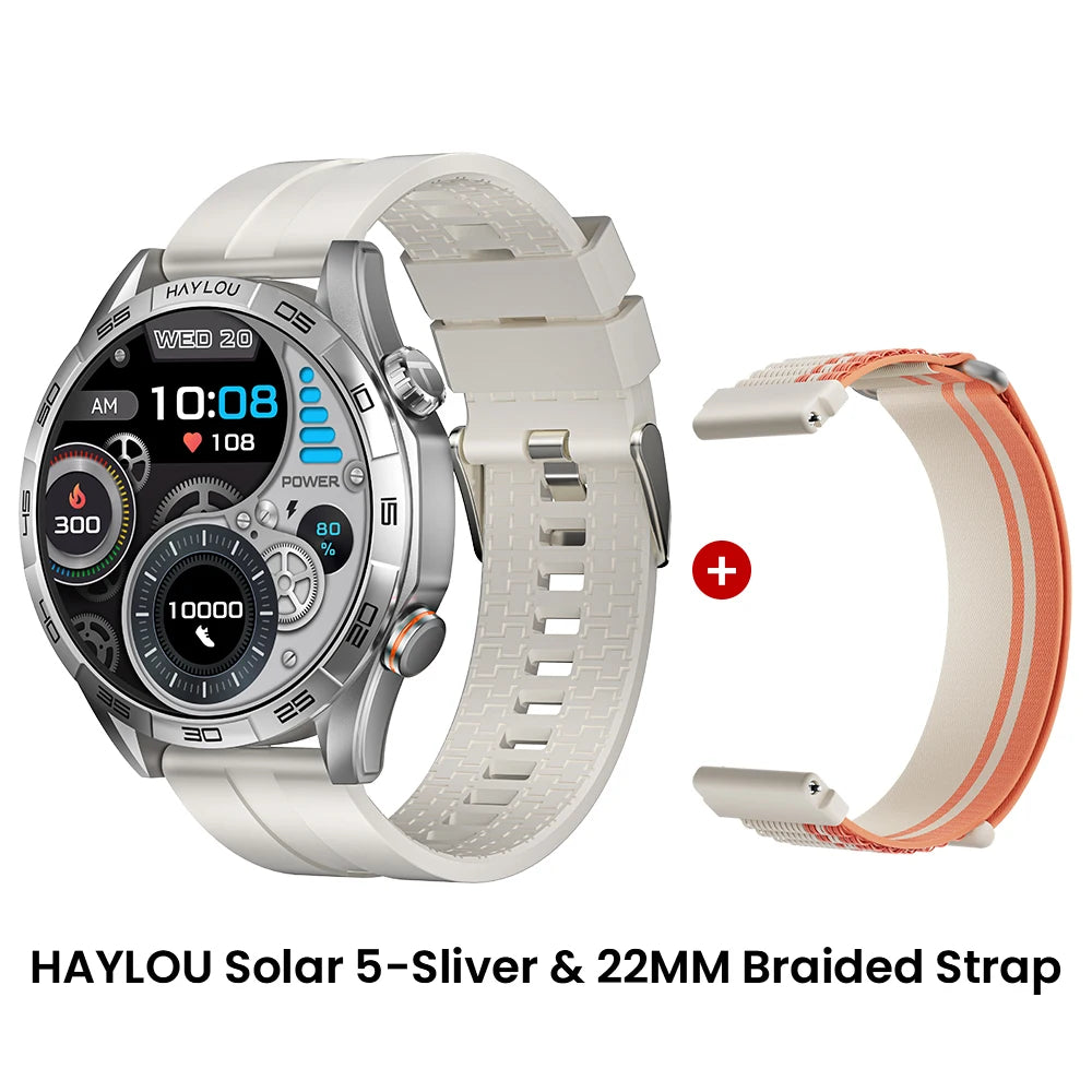 HAYLOU Solar 5 AMOLED Smartwatch Voice Calling Men
