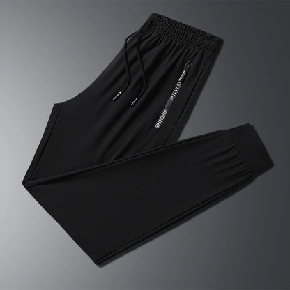 Herren-Eishose aus Seide – Lockere Passform, Übergröße, Sporthose L-8XL