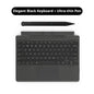 2025 New Color Microsoft Surface Pro 8/9/X/10/11 Bluetooth Magnetic Keyboard with Pen Slot,Touchpad and 7-color Backlit Keyboard