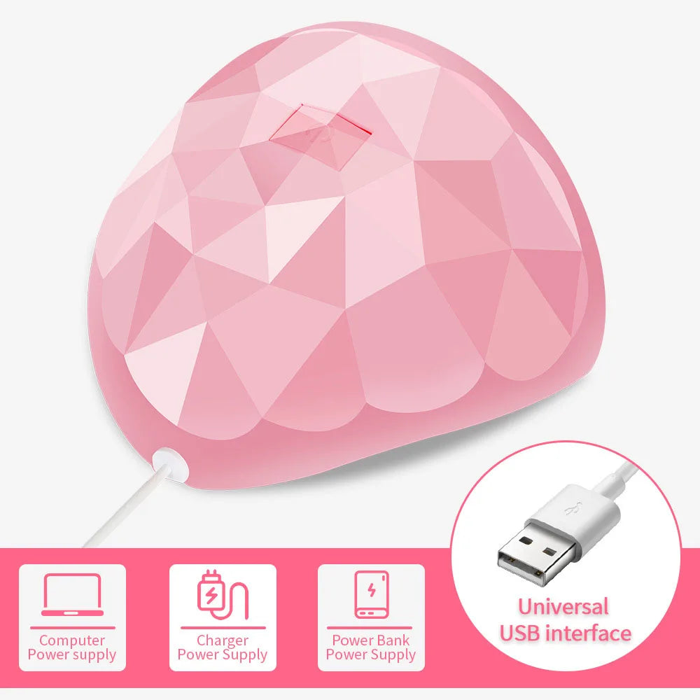 LINMANDA UV LED 54W Lamp Sunlight Nail Dryer Lamp Nail Professional Nail Art Tools Accessories for Fingernail Toenail Salon