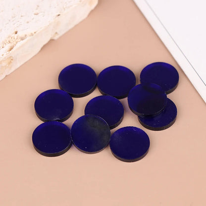10Pcs Clear Tip Pads Diameter 15mm Play Cue Break Jump Cue Carom Pool Cue Snooker & Billiard Accessories