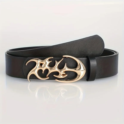 New Stylish Y2K Hollow PU Leather Fashion Punk Belt For Men Women-Trendy Accessory For Gift Giving，Neutral Waist Belts Plus Size