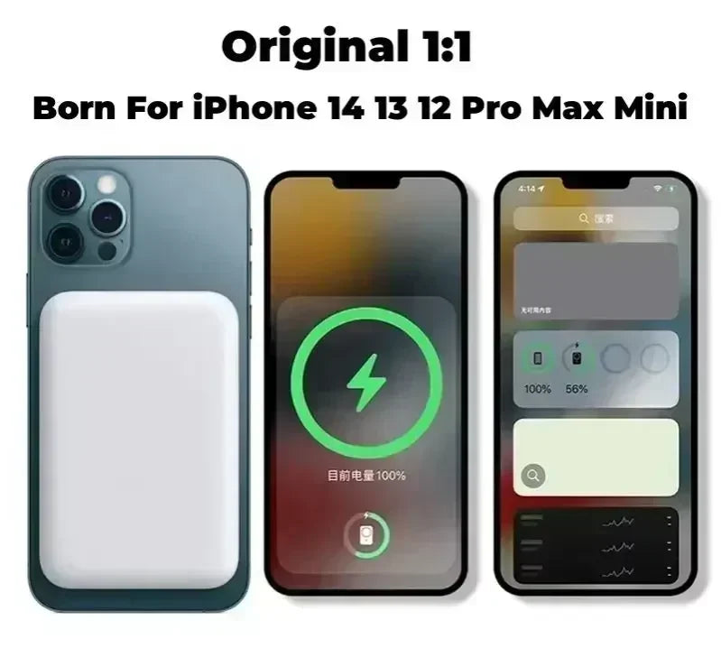 Magnetic Wireless Power Bank – MagSafe Fast Charging