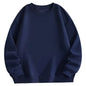 Trendiges vielseitiges Sweatshirt Herren einfarbig Herbst und Winter heiß begehrt schlicht und bequem Unisex Rundhals-Sweatshirt