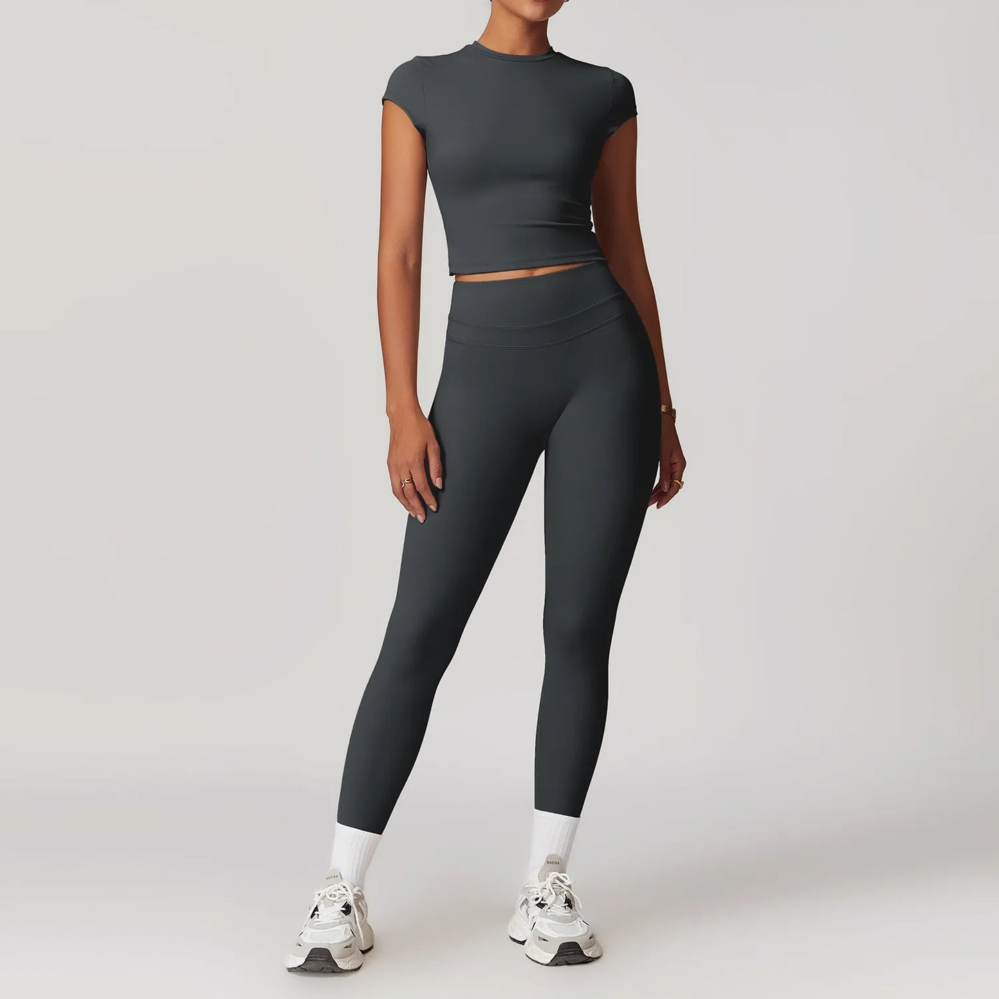 2 Pieces Sportswear Women Yoga Set Gym Clothes Sportswear Yoga Suits Fitness Set Tracksuits Sports Bra Gym High Waist Leggings