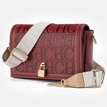 Autumn and Winter Solid Color Crossbody Bag with Letter Printing High Quality Women's Fashion Elegance 2025 Classic Women's Bag