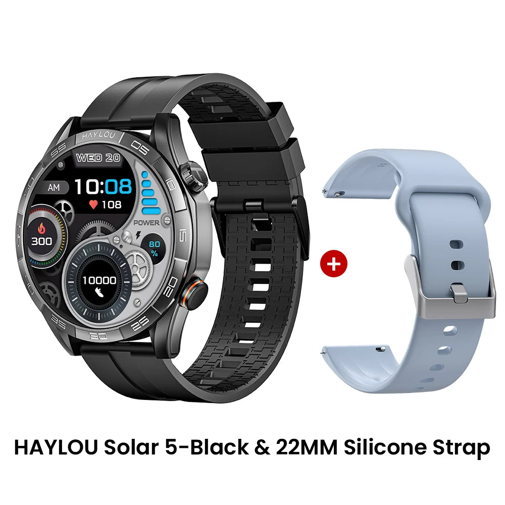 HAYLOU Solar 5 AMOLED Smartwatch Voice Calling Men