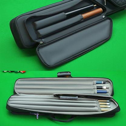 1/2 Portable Pool Cue Case Snooker Pool Cue Bag Oxford Cloth Lightweight Soft Billiard Cue Stick Storage Pouch Sport Accessories