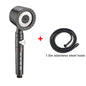 5 Modes Spray Water Saving Shower Head ABS Handheld Spa Showerheads Large Flow Portable Bathroom Filter Shower Faucet Nozzle Set