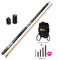ZOKUE-Professional Billiard Cue with Case, Carom Stick, Korean 3 Cushion, Taper, 12mm Tip, 142 cm, Libre Cue with Case