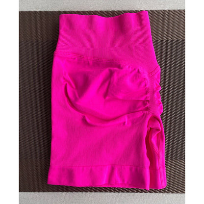 Women's Shark Bite Yoga Shorts | Gym Running Cycling Bike Leggings