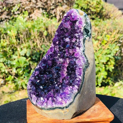 Natural Amethyst Rough Stone Cluster Gemstone Gift