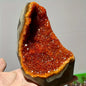 Natural Orange Quartz Crystal Cluster | Home Office Gift