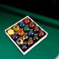 16pc Resin Pool Table Ball Set 2.25" – Complete Billiard