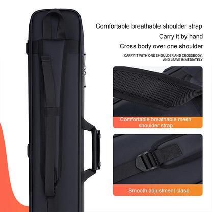 1/2 Portable Pool Cue Case Snooker Pool Cue Bag Oxford Cloth Lightweight Soft Billiard Cue Stick Storage Pouch Sport Accessories