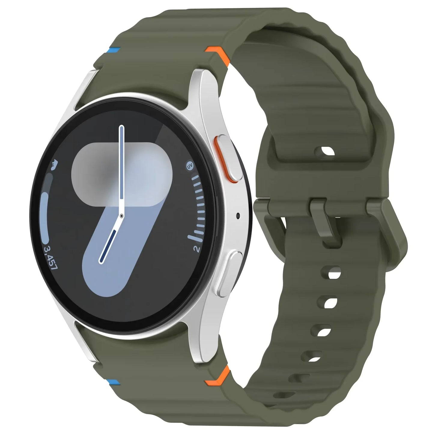Silicone Strap for Samsung Galaxy Watch7 6 5 4 44mm 40mm Sports Watches Instead of Bracelets for 6/4 Classic 47mm 46mm 43mm 42mm