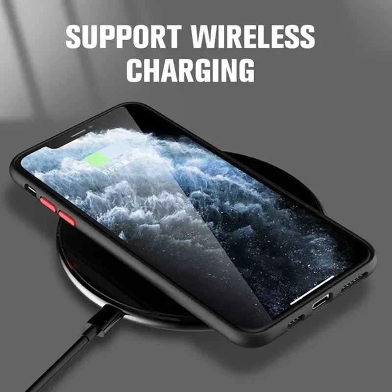 Armor Magnetic Magsafe Wireless Charge Case On for iPhone 16 15 14 13 11 12 Pro Max 13 Mini 14 Plus Cover Funda