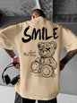 Men's Teddy Bear Print T-Shirt | Breathable Summer Top
