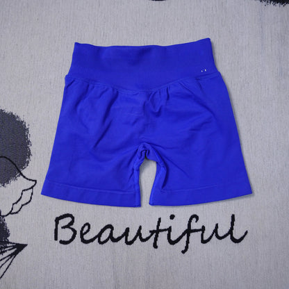 df Dynamic Shorts 4.5" Women's Seamless Yoga Shorts High Waisted Butt Lifting Breathable Workout Gym Running Comfort