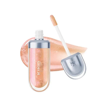 KIKO 3D Hydra Lipgloss Mirror Lip Glaze Shimmer Moisturizing Pearlescent Color Liquid Lip Gloss Plump Glossy Non Stick Cup Balm