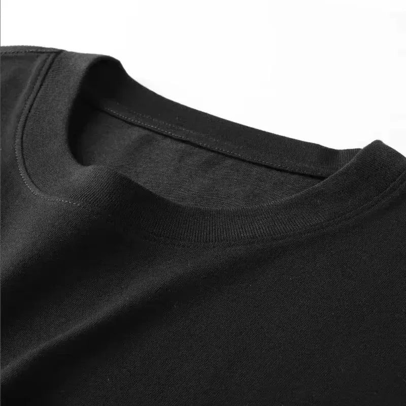Men's Pure Cotton Loose Fit Round Neck T-Shirt