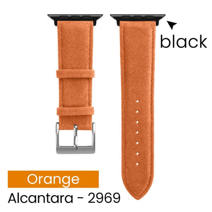 YMW Alcantara Apple Watch Band - Suede Leather Strap