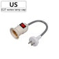 Direct Plug-in Rotary Lamp Head E27 Socket Lamp Converter with Switch EU US Plug Lamp Holder LED Table Lamp Led Base Lamp Base ﻿