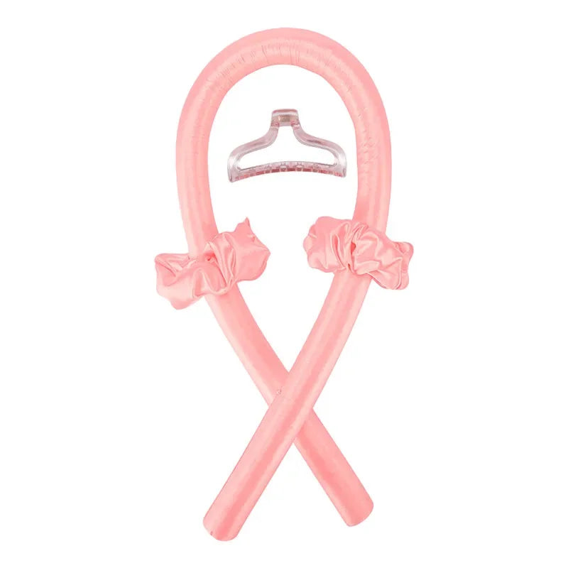 Hitzefreies Lockenstab-Stirnband Ohne Hitze Seidenlockenband Haarwickler Schlafendes Weiches Stirnband Faule Lockenwickler Haarstyling-Tools