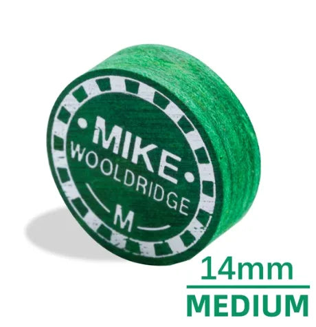 MIKE WOOLDRIDGE Verde Ghost Billard Snooker Queue Oberteil 11/12/14mm W/M/H